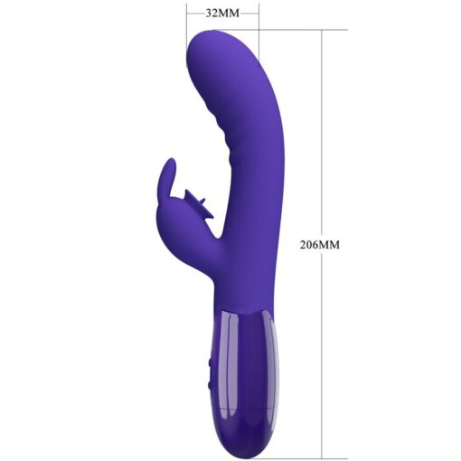 PRETTY LOVE – CERBERUS YOUTH VIBRADOR RABBIT VIOLETA - intimamenities.com