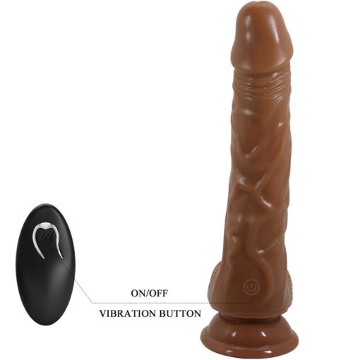BAILE - BODACH VIBRADOR REALISTA CON VENTOSA CONTROL REMOTO - Imagen 3