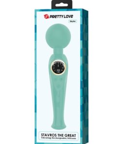 PRETTY LOVE – SKYLER VIBRADOR WAND VERDE - intimamenities.com