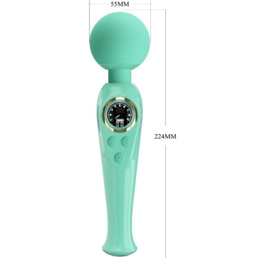 PRETTY LOVE – SKYLER VIBRADOR WAND VERDE - intimamenities.com