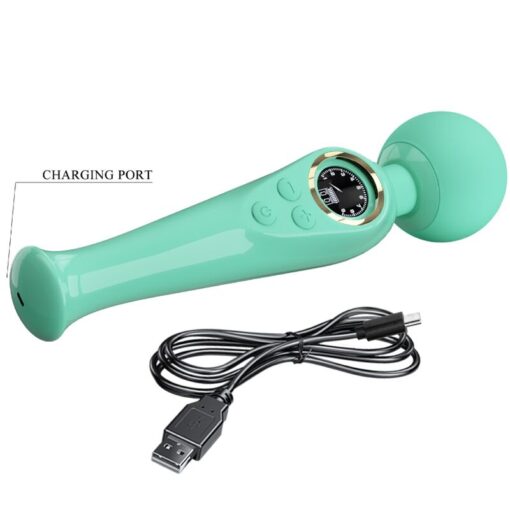 PRETTY LOVE – SKYLER VIBRADOR WAND VERDE - intimamenities.com