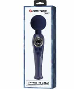 PRETTY LOVE – SKYLER VIBRADOR WAND AZUL - intimamenities.com
