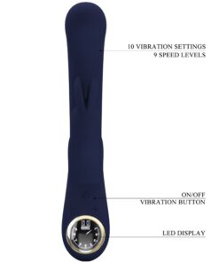 PRETTY LOVE – LAMAR VIBRADOR RABBIT & PUNTO G AZUL - intimamenities.com