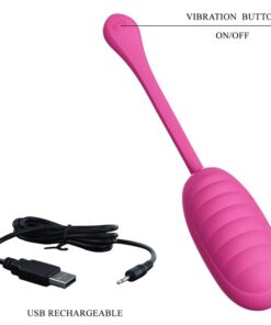 PRETTY LOVE – CATALINA HUEVO VIBRADOR RECARGABLE ROSA - intimamenities.com