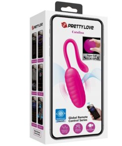 PRETTY LOVE – CATALINA HUEVO VIBRADOR RECARGABLE ROSA - intimamenities.com