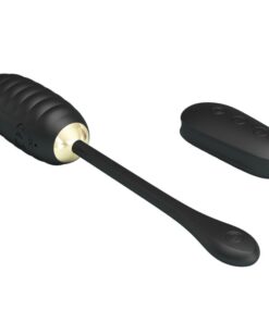 PRETTY LOVE – DOREEN HUEVO VIBRADOR DE LUJO RECARGABLE NEGRO CONTROL REMOTO - intimamenities.com