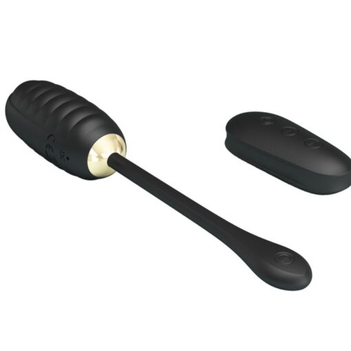 PRETTY LOVE – DOREEN HUEVO VIBRADOR DE LUJO RECARGABLE NEGRO CONTROL REMOTO - intimamenities.com