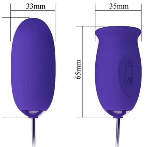 PRETTY LOVE - DAISY YOUTH ESTIMULADOR VIBRADOR RECARGABLE VIOLETA - Imagen 4