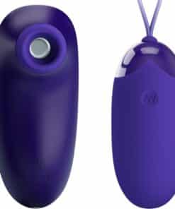 PRETTY LOVE - ESTIMULADOR Y HUEVO PORTATIL