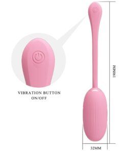 PRETTY LOVE – DOREEN HUEVO VIBRADOR RECARGABLE ROSA - intimamenities.com