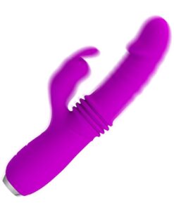 PRETTY LOVE – DOROTHY VIBRADOR CONEJO RECARGABLE MORADO - intimamenities.com
