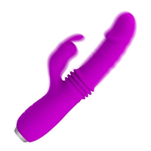 PRETTY LOVE – DOROTHY VIBRADOR CONEJO RECARGABLE MORADO - intimamenities.com