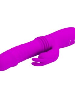 PRETTY LOVE – DOROTHY VIBRADOR CONEJO RECARGABLE MORADO - intimamenities.com