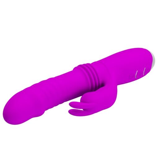 PRETTY LOVE – DOROTHY VIBRADOR CONEJO RECARGABLE MORADO - intimamenities.com
