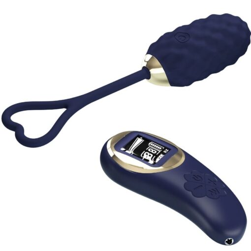 PRETTY LOVE – VIVIAN HUEVO VIBRADOR CONTROL REMOTO AZUL - intimamenities.com