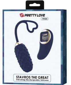 PRETTY LOVE – VIVIAN HUEVO VIBRADOR CONTROL REMOTO AZUL - intimamenities.com