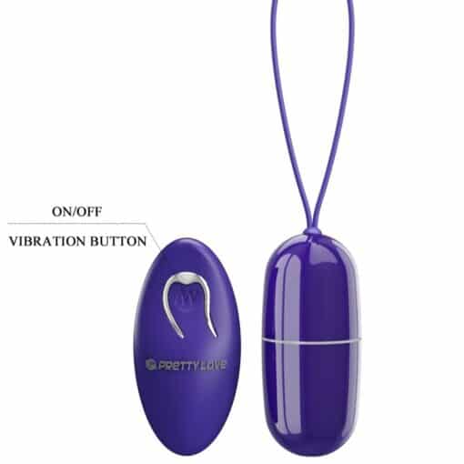 PRETTY LOVE - ARVIN YOUTH HUEVO VIBRADOR CONTROL REMOTO VIOLETA - Imagen 6