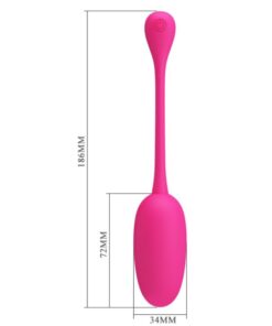 PRETTY LOVE – KNUCKER HUEVO VIBRADOR RECARGABLE ROSA - intimamenities.com