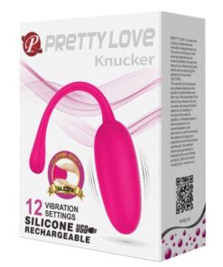 PRETTY LOVE – KNUCKER HUEVO VIBRADOR RECARGABLE ROSA - intimamenities.com