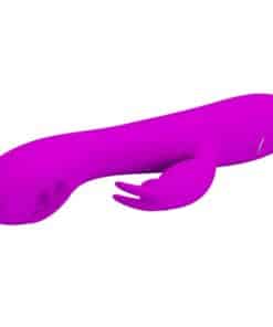 PRETTY LOVE – RACHEL VIBRADOR RECARGABLE CON ONDAS ESTIMULADORAS MORADO - intimamenities.com