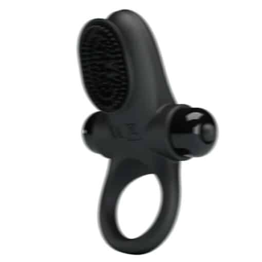 PRETTY LOVE – ANILLO VIBRADOR II PARA PENE NEGRO - intimamenities.com
