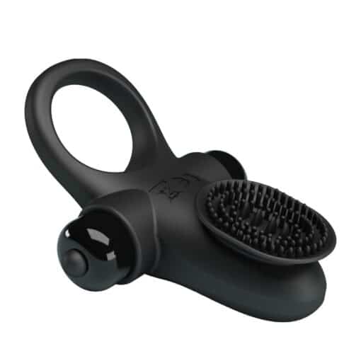 PRETTY LOVE – ANILLO VIBRADOR II PARA PENE NEGRO - intimamenities.com
