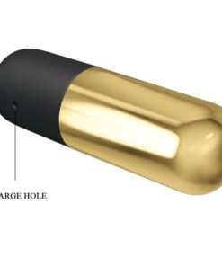 PRETTY LOVE – BALA VIBRADOR RECARGABLE DORADO - intimamenities.com
