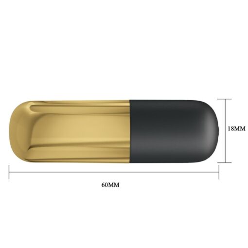 PRETTY LOVE – BALA VIBRADOR RECARGABLE DORADO - intimamenities.com