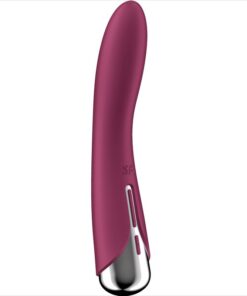 SATISFYER – SPINNING VIBE 1 VIBRADOR ROTADOR G-SPOT RED - intimamenities.com