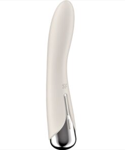 SATISFYER – SPINNING VIBE 1 VIBRADOR ROTADOR G-SPOT BEIGE - intimamenities.com