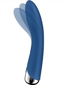 SATISFYER – SPINNING VIBE 1 VIBRADOR ROTADOR G-SPOT AZUL - intimamenities.com