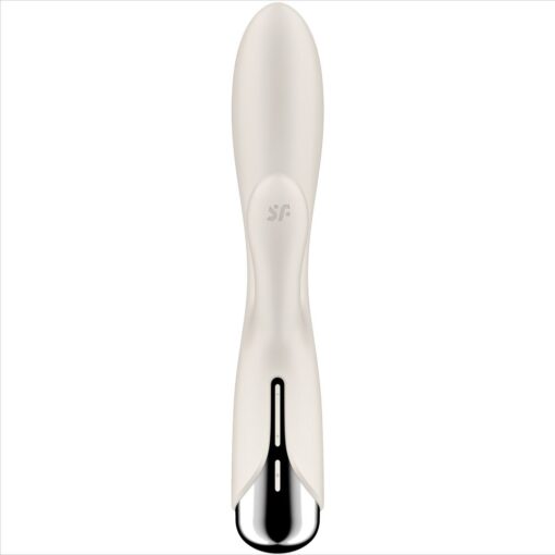 SATISFYER – SPINNING RABBIT 1 ESTIMULACION CLITORIS Y PUNTO G BEIGE - intimamenities.com