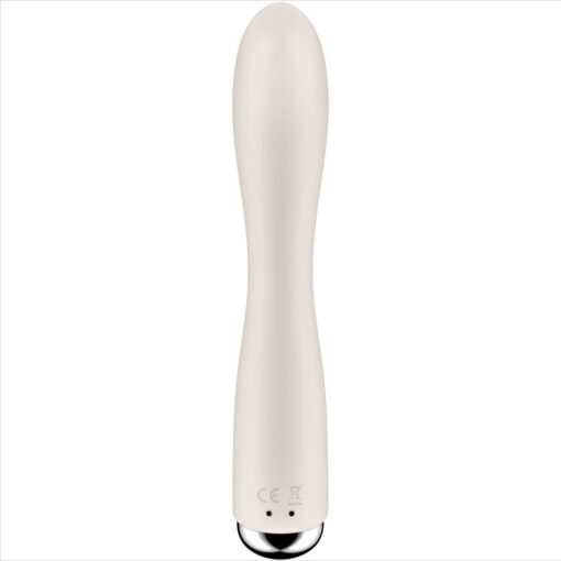 SATISFYER – SPINNING RABBIT 1 ESTIMULACION CLITORIS Y PUNTO G BEIGE - intimamenities.com