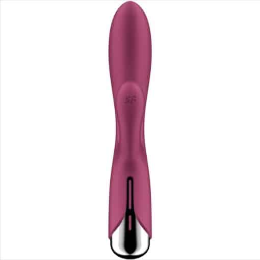 SATISFYER – SPINNING RABBIT 1 ESTIMULACION CLITORIS Y PUNTO G ROJO - intimamenities.com
