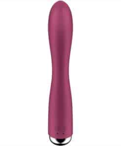 SATISFYER – SPINNING RABBIT 1 ESTIMULACION CLITORIS Y PUNTO G ROJO - intimamenities.com