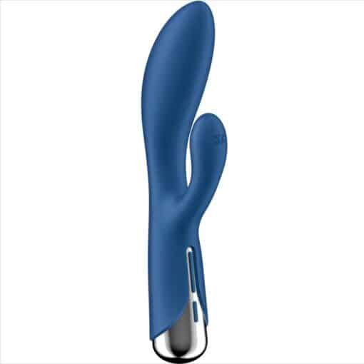 SATISFYER – SPINNING RABBIT 1 ESTIMULACION CLITORIS Y PUNTO G AZUL - intimamenities.com