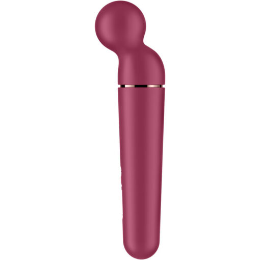 SATISFYER – PLANET WAND-ER MASAJEADOR VIBRADOR BERRY - intimamenities.com