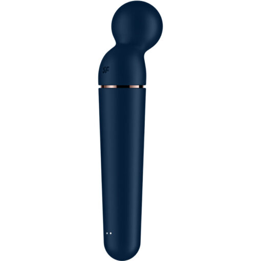 SATISFYER – PLANET WAND-ER MASAJEADOR VIBRADOR AZUL - intimamenities.com