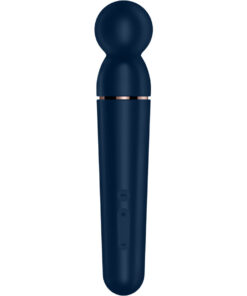 SATISFYER – PLANET WAND-ER MASAJEADOR VIBRADOR AZUL - intimamenities.com