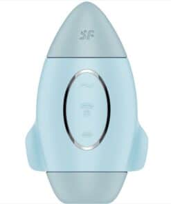 SATISFYER - MISSION CONTROL AZUL VIBRADOR PEQUEÑO DE DOBLE IMPULSO