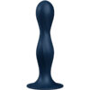SATISFYER - DOUBLE BALL-R DILDO SILICONA AZUL