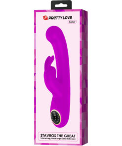 PRETTY LOVE – LAMAR VIBRADOR RABBIT & PUNTO G VIOLETA - intimamenities.com