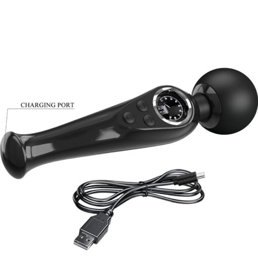 PRETTY LOVE – SKYLER VIBRADOR WAND NEGRO - intimamenities.com