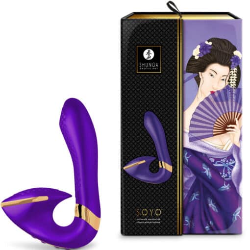 SHUNGA – SOYO MASAJEADOR INTIMO VIOLETA - intimamenities.com