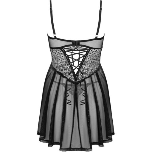 OBSESSIVE - CHEMERIS SET BADYDOLL & TANGA XS/S - Imagen 6