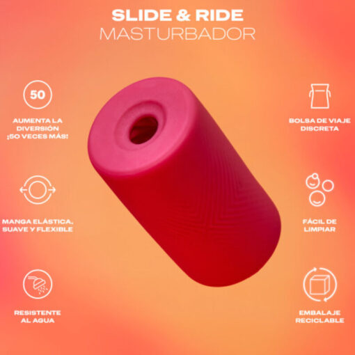DUREX - TOY MASTURBADOR SLIDE & RIDE - Imagen 2