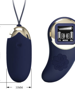 PRETTY LOVE – MINA HUEVO VIBRADOR CONTROL REMOTO AZUL - intimamenities.com