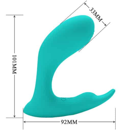 PRETTY LOVE - IDABELLE VIBRATION & PULSATION CONTROL REMOTO AZUL - Imagen 4