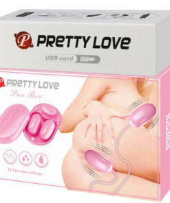 PRETTY LOVE – FUN BOX BALA VIBRADORA ROSA - intimamenities.com