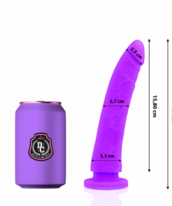 DELTA CLUB - DILDO REALISTA LILA SILICONA MEDICA 17 CM -O- 3 CM